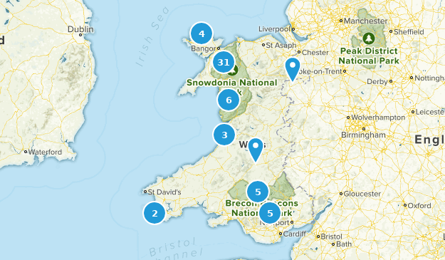 Wales, United Kingdom Map