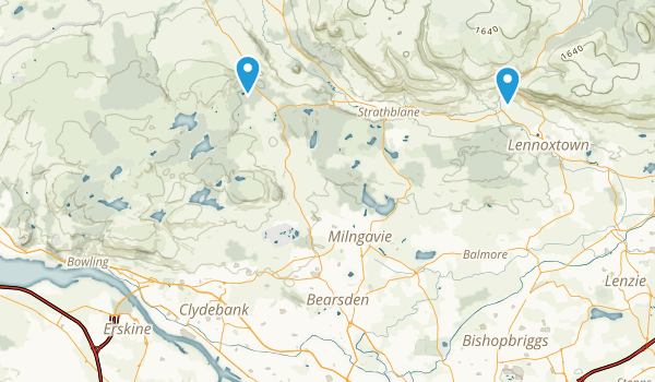 West Dunbartonshire, United Kingdom Map