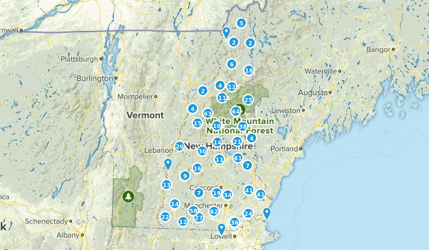 New Hampshire Map