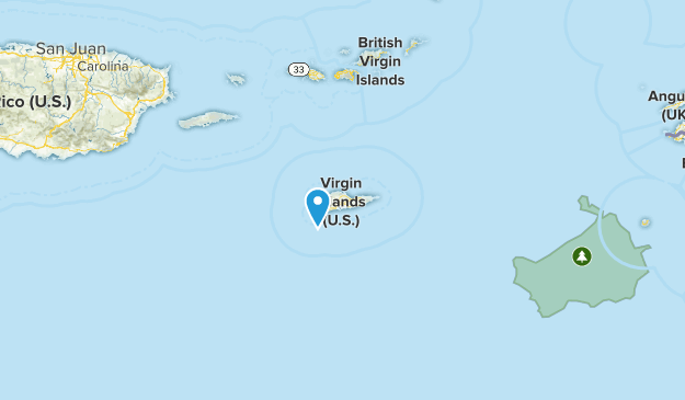 Saint Croix Map