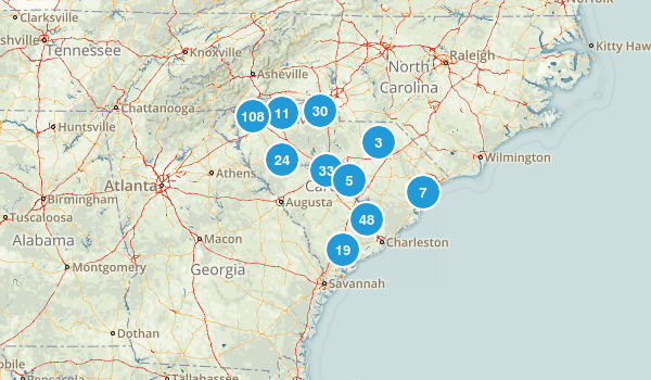 South Carolina Map