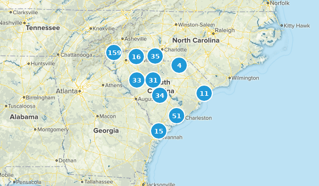 South Carolina Map