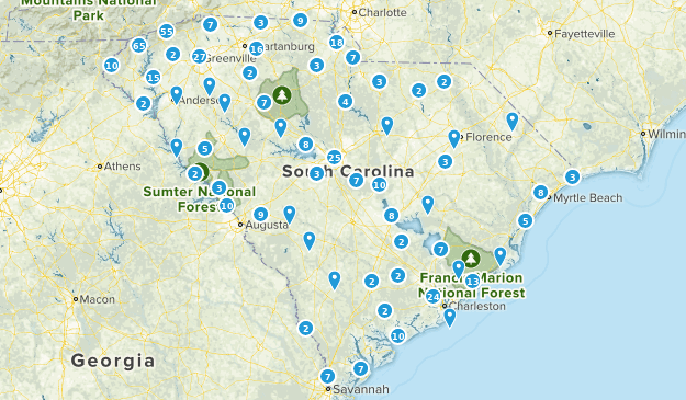 South Carolina Map