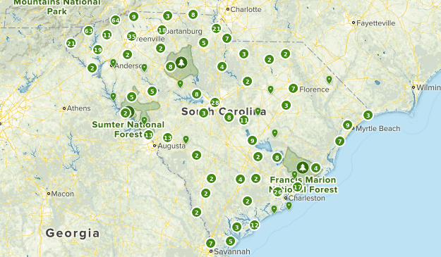 South Carolina Map