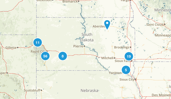South Dakota Map