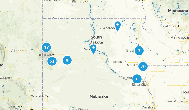 South Dakota Map