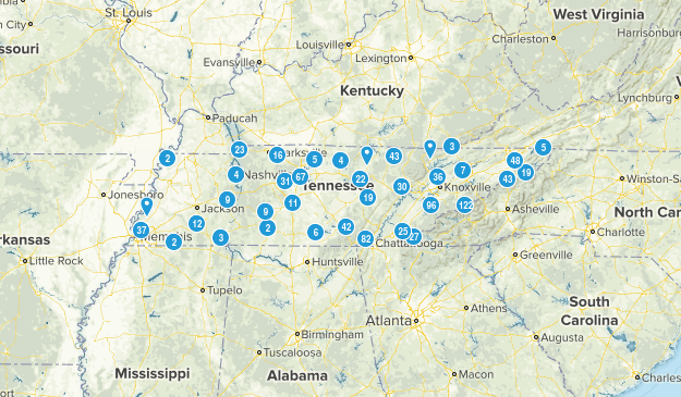 Tennessee Map