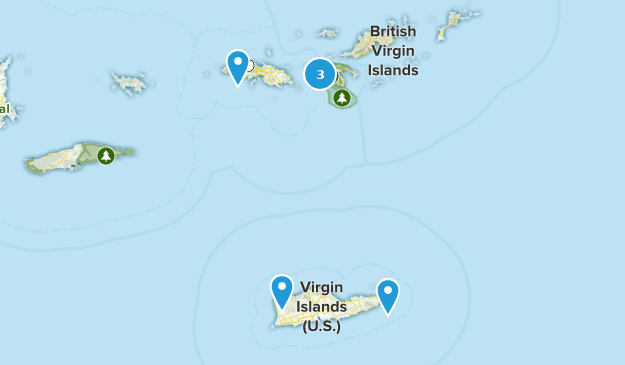 United States Virgin Islands Map
