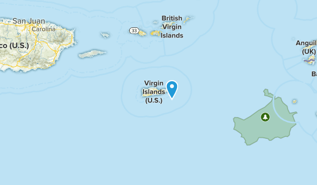 Saint Croix, US Virgin Islands Map