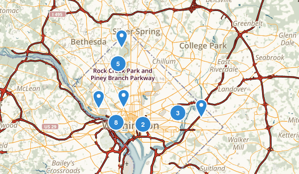 District of Columbia Map