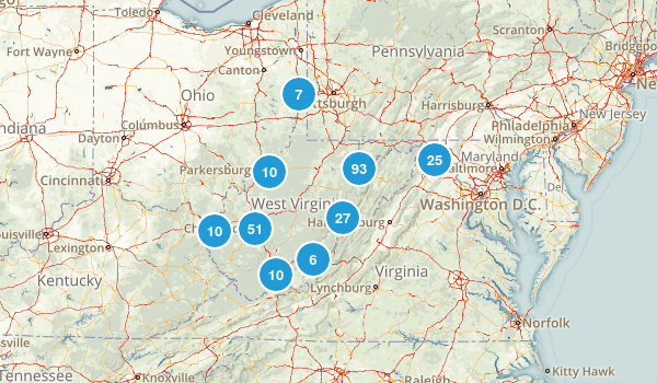 West Virginia Map