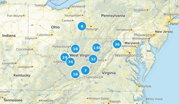 West Virginia Map