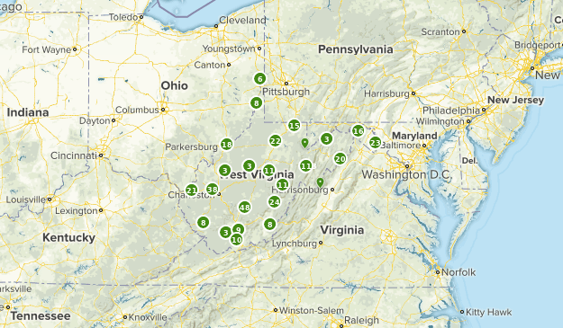 West Virginia Map