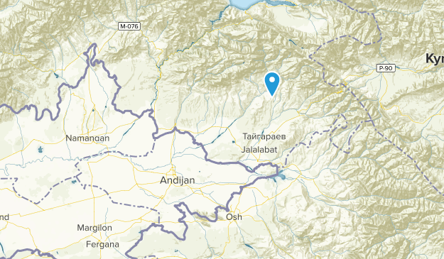 Andijon, Uzbekistan Map