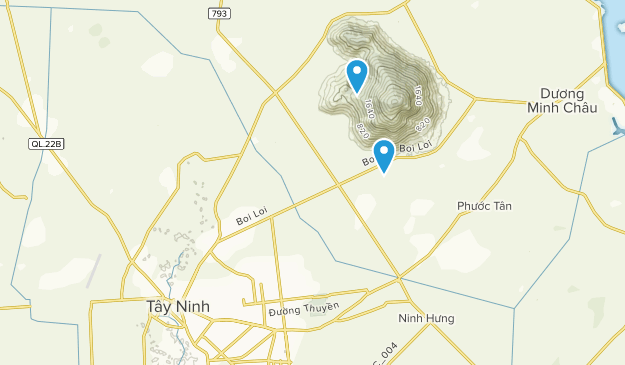 Tây Ninh, Vietnam Map