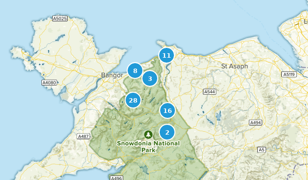 Conwy, Wales Map