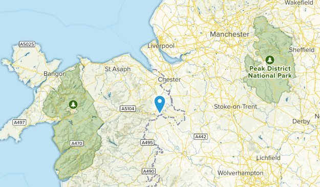 Flintshire, Wales Map