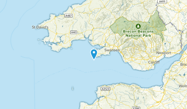 Swansea, Pays de Galles Map
