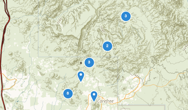 Cave Creek Zip Code Map