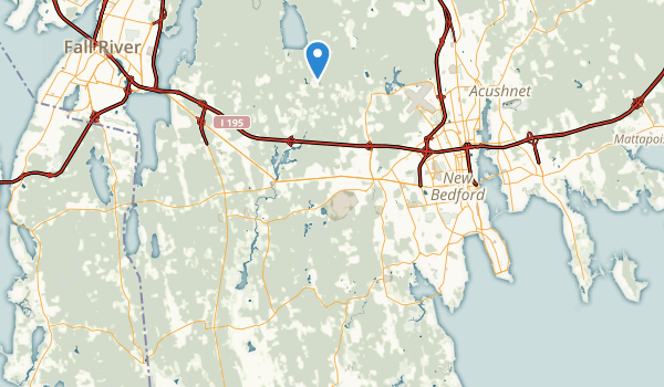 trail locations for Dartmouth, Massachusetts