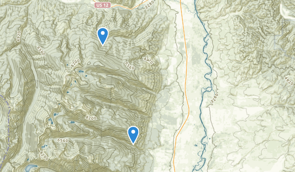 trail locations for Florence, Montana