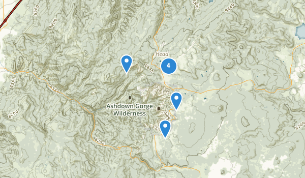 trail locations for Brian Head, Utah