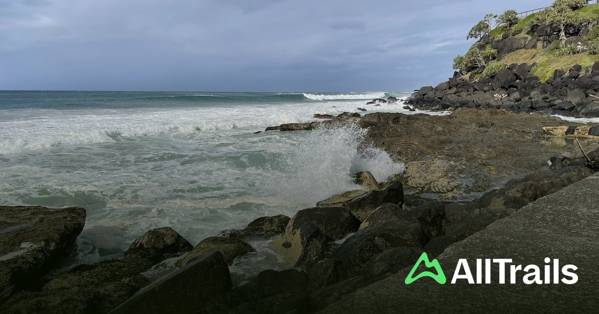 Snapper Point Map Snapper Rocks Beach - hikes and trails to get you there | AllTrails