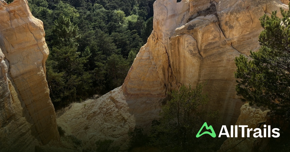 Rustrel Map Château de Rustrel - hikes and trails to get you there | AllTrails