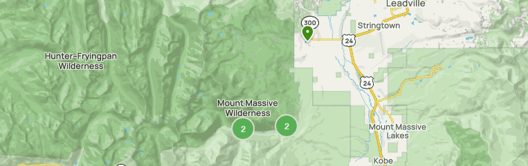 mount massive map