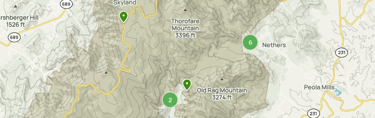 Old Rag Mountain via Weakley Hollow Fire Road, Virginia - 443 Reviews, Map