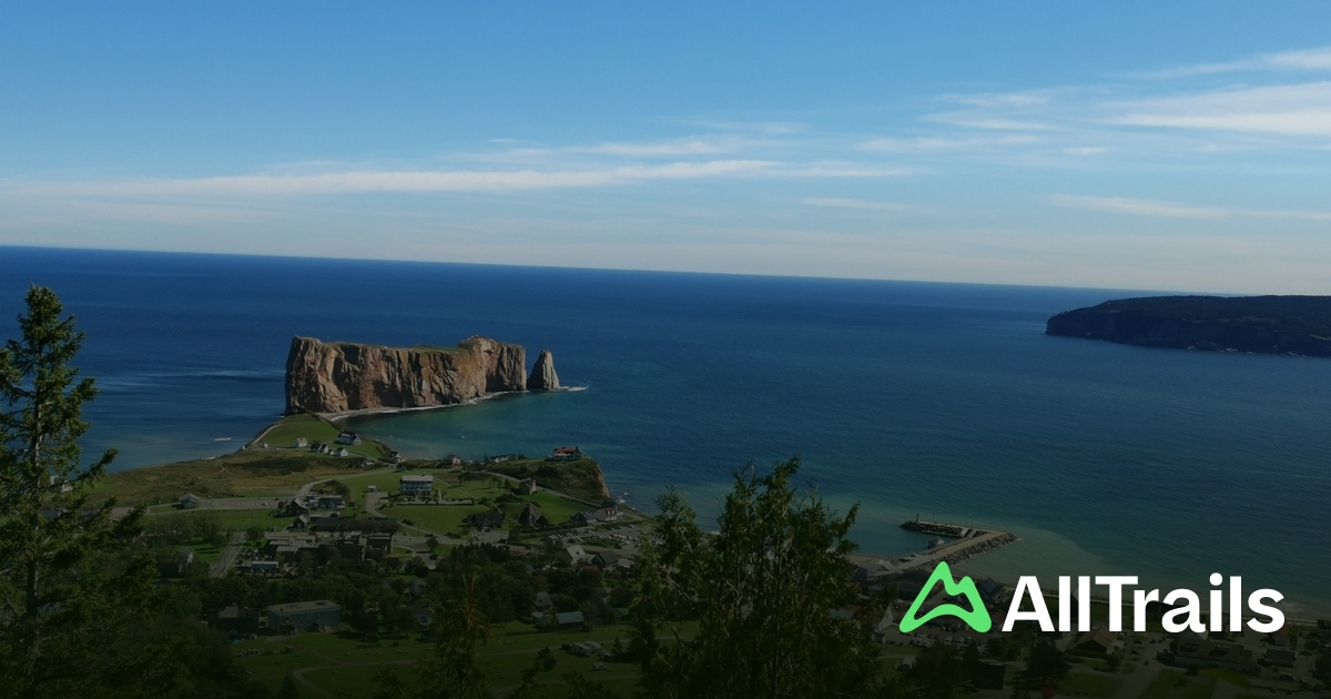 Percé Rots Map Géoparc Mondial UNESCO de Percé - hikes and trails to get you there ...